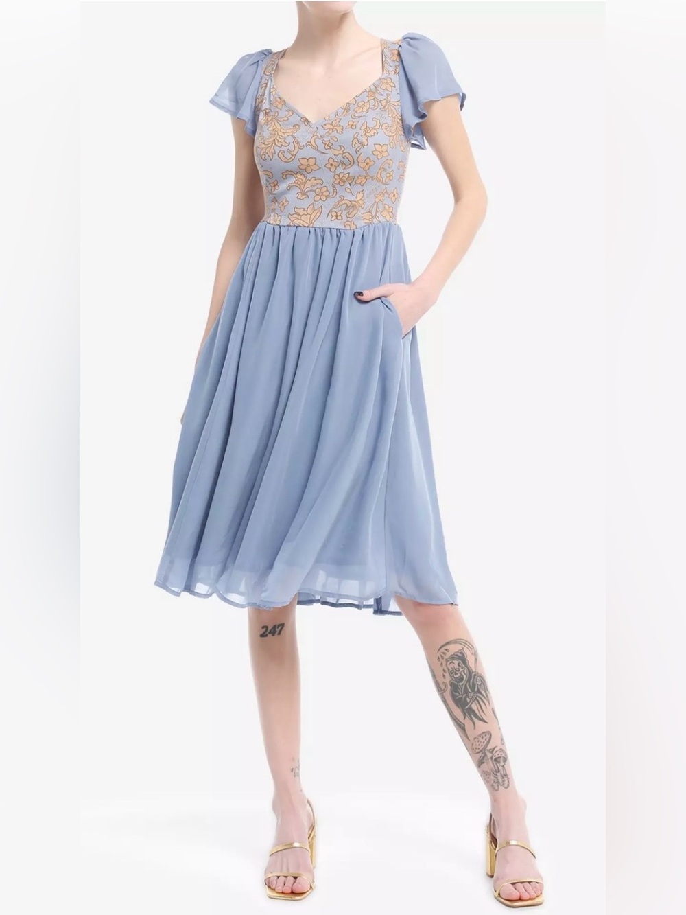 Her Universe Game of Thrones Margaery Flutter Sleeve Dress